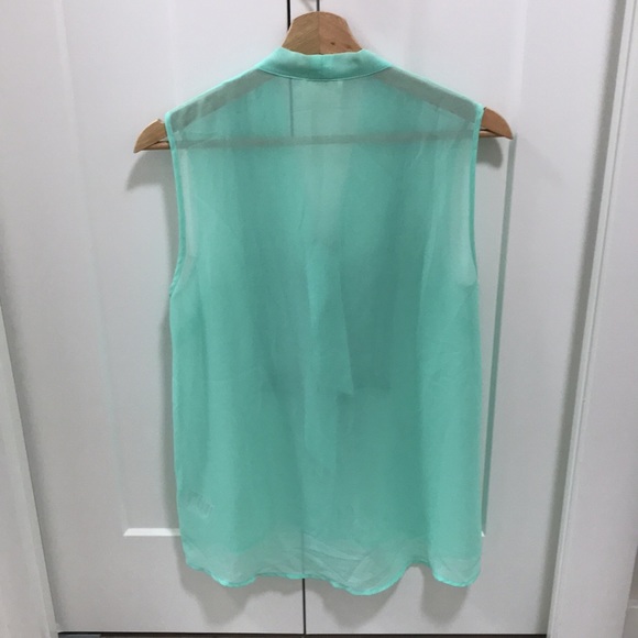 Pins and Needles Turquoise Blouse - Picture 2 of 3